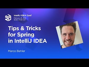 IntelliJ IDEA Spring Tips & Tricks From The Trenches. By ‪@MarcoCodes‬