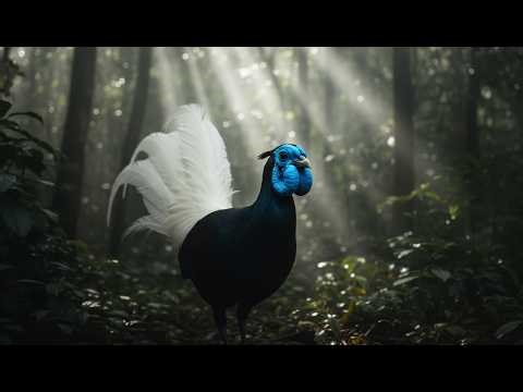 Alien Bird? The Rare Heart-Tailed Pheasant (Bulwer's) Revealed in 4K
