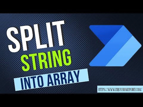 Power Automate Convert String to Array | Split Expression in Power Automate