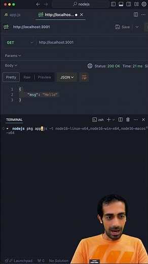 Convert NodeJS App into executable files for production. #maheshkariya #coding #nodejs #programming