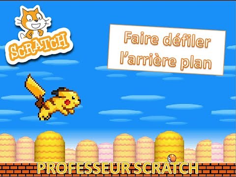 How to scroll the scratch background