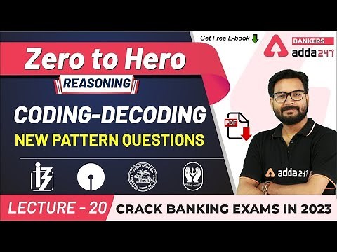 New Pattern Coding Decoding Questions | Adda247 Banking Classes | Lec #20