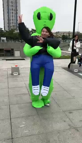 #inflatables #blowupsuit #inflatalecostume #alien #aliencostume alien inflatable costume blow up suit