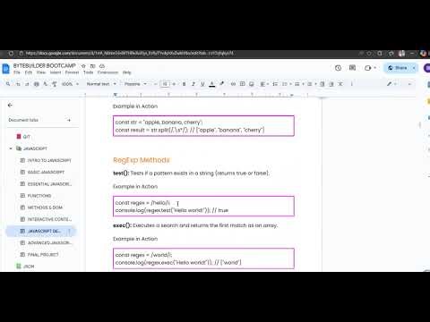 JavaScript Regular Expressions (Regex) Explained | DevByte ByteBuilder Bootcamp
