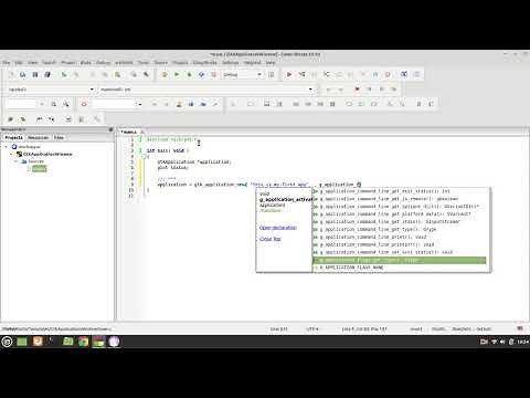 GTK4 GtkApplicationWindow Tutorial 01