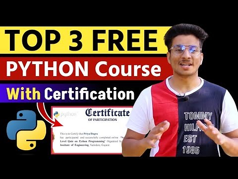 Top 3 Free PYTHON Courses with Certification | Python Full Course | Python Programming