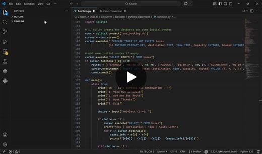 #python #programming #projects #learning #softwaredevelopment #database #codingjourney | Navin Kathiresan