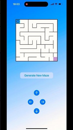 Create Dynamic Mazes Game with SwiftUI 🔥🔥 #shorts