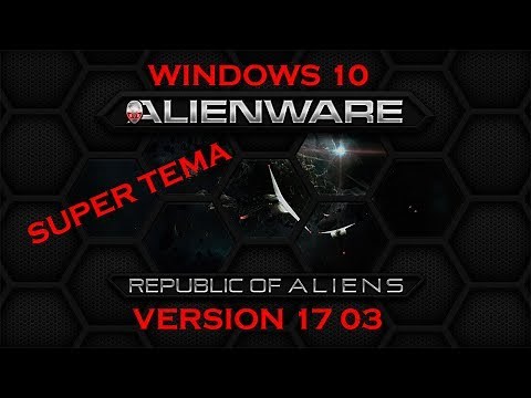 TEMA PARA WINDOWS 10 VERSION 17 03 ALIENWARE HQ RED