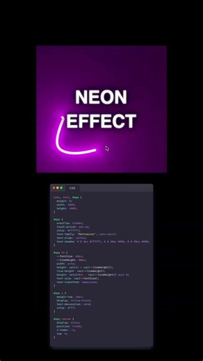 ✨ Neon Mouse Trail Animation using HTML, CSS & JavaScript