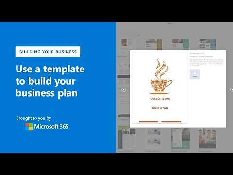 How to create your business plan with templates in Microsoft Word
