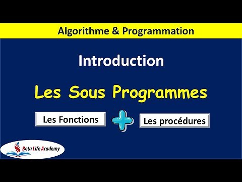 Informatique | comment comprendre les sous programmes en Algorithme