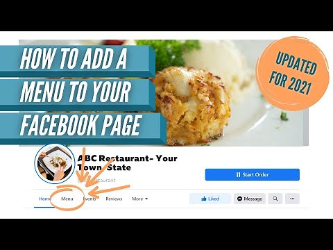 How to Add a Menu to Your Facebook Page (Updated 2021)