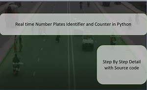 Real time Number Plates Identifier and Counter in Python - Techprofree