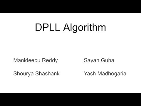 DPLL Algorithm