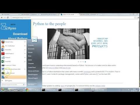 Installing Pyzo Python 3 distribution on Windows 7