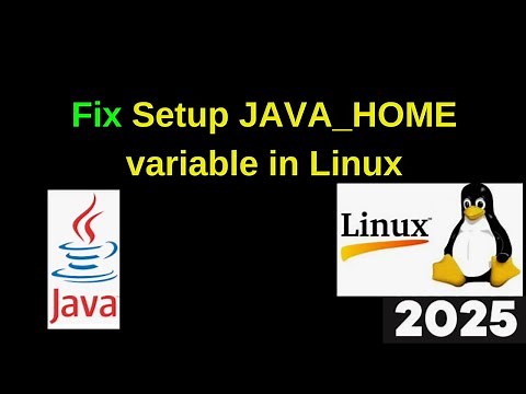 Easily Set JAVA_HOME on Linux in Just 2 Minutes! (Step-by-Step Guide) | 2025