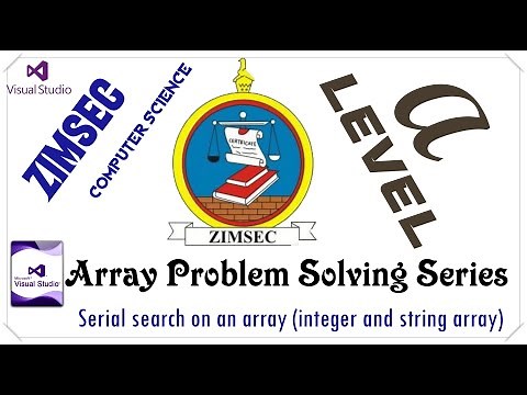 VB NET Array Problems and Solutions ZIMSEC A Level Computer Science