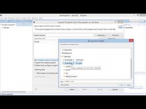 How to import and export project in Eclipse
