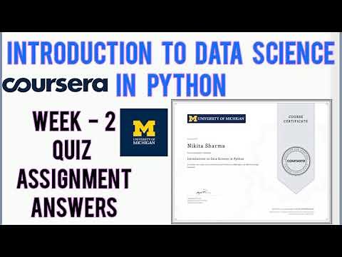 Coursera: Introduction To Data Science In Python Week 2 Quiz Answers | Week 2 Assignment Solutions