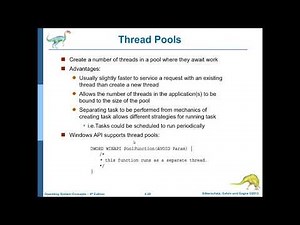 انظمة التشغيل-22: الفصل الرابع (الجزء الثالث) Threads