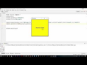 Creating and Running Your First Tkinter Python Project in Pycharm