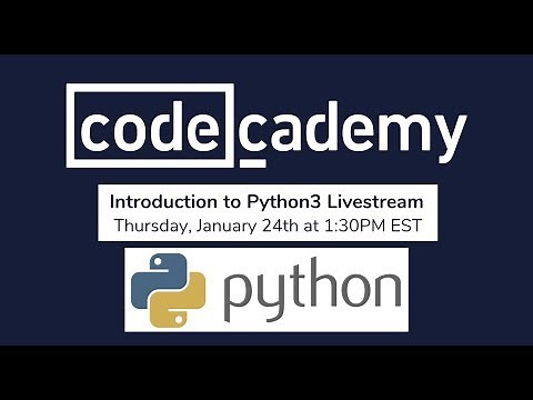 Learn Python 3 with Codecademy!