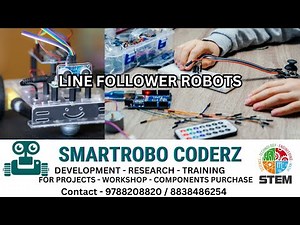 Line Follower Robot using Arduino | Smart RoboCoderz | Arduino Robotics Project for Beginners