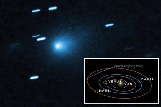 Manhattan-size interstellar object 3I/ATLAS accelerates and turns bluer — possible signs of alien ‘engine’: Harvard scientist