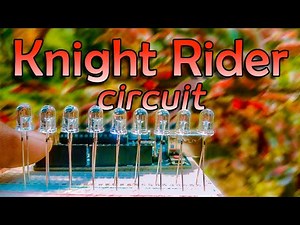 Knight Rider LED Circuit Using Arduino Full Circuit & Code/ Make a Knight Rider LED Circuit 5mm LEDs