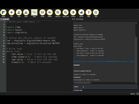 CircuitPython Coding Just Got Easier (Mu Editor) #shorts