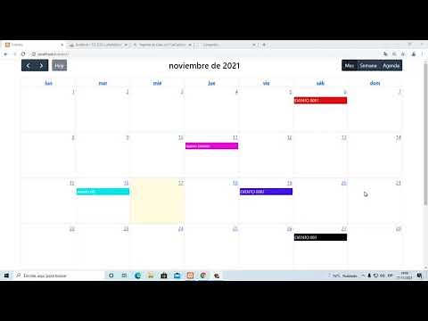 01 Events Calendar with Full Calendar and Vanilla Javascript