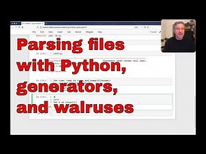 Parsing files with Python's generator expressions and walruses