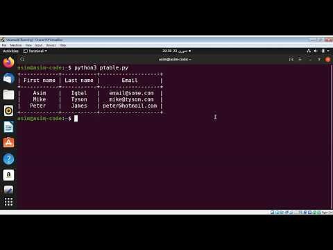 How to use PrettyTable for generating ASCII tables in Python
