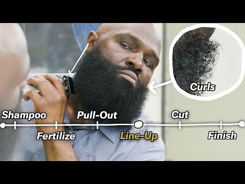 How to Shape Up Your Curly Beard (6 Step Tutorial) | GQ