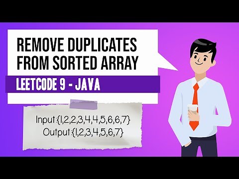 Remove Duplicates from Sorted Array - Leetcode 26 - Java