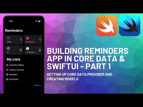 Building Reminders App Clone in Core Data and SwiftUI - Part 1