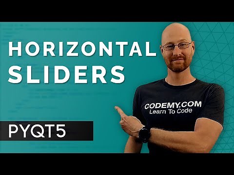 Horizontal Sliders - PyQt5 GUI Thursdays #40