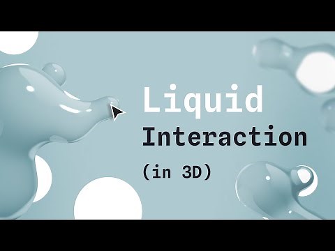 How to Create Interactive 3D Fluid Shapes That Follow Your Cursor in Spline