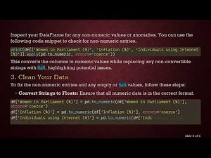 Fixing ValueError: could not convert string to float When Running Regression from Pandas DataFrame