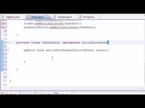 Java Programming Tutorial - 53 - ActionListner
