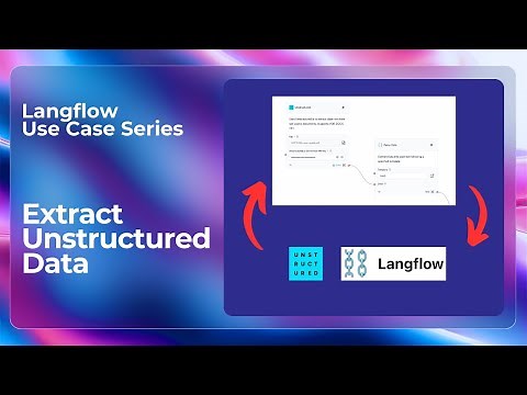 Extracting Data with Unstructured.io: Step-by-Step Langflow Integration