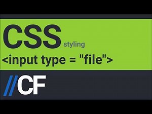 CSS: Styling File input - JavaScript and CSS - Custom Input Type File - Upload File Button Style