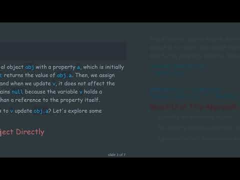 Update Global Object Value the Right Way in JavaScript