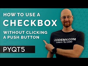CheckBoxes Without Buttons - PyQt5 GUI Thursdays #21
