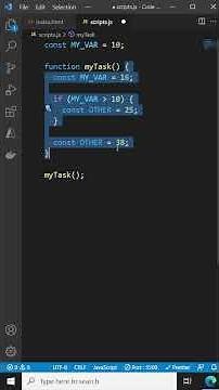 const scope - Accessing constants - JavaScript Tutorial for Beginners
