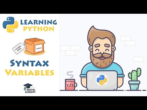 VARIABLES in Python (Syntax, Create, Data Types, Variable Scope) - Python Tutorial for Beginners