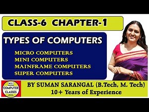Class 6 | TYPES OF COMPUTERS | CHAPTER -1 | All Computer Classes