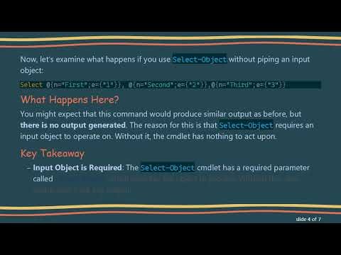 Understanding How the Pipeline Affects Select-Object in PowerShell