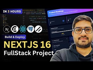 Build & Deploy Next.js 16 FullStack Project with Admin Dashboard | Clerk Auth, Prisma, Postgres